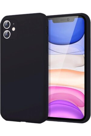 iPhone 11 Kılıf First Silikon - Siyah-(5796)