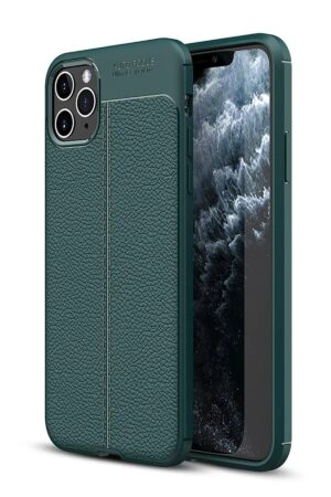 iPhone 11 Pro Kılıf Auto Focus Kapak - Yeşil-(5796)