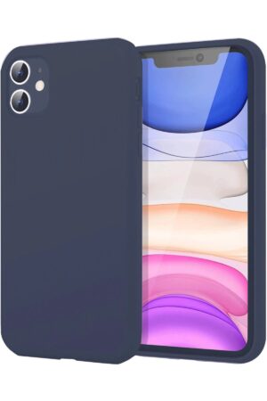 iPhone 11 Kılıf First Silikon - Lacivert-(5796)