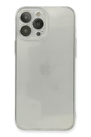 iPhone 13 Pro Max Kılıf Fly Lens Silikon - Şeffaf-(5796)