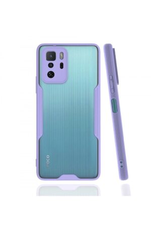 Xiaomi Poco X3 GT Kılıf Platin Silikon - Lila-(5796)
