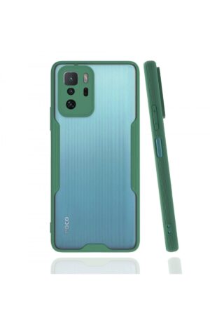 Xiaomi Poco X3 GT Kılıf Platin Silikon - Yeşil-(5796)