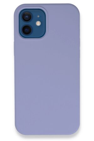 iPhone 12 Kılıf Lansman Legant Silikon - Lila-(5796)
