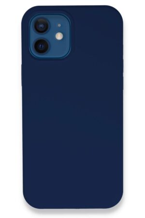 iPhone 12 Kılıf Lansman Legant Silikon - Lacivert-(5796)