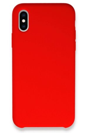 iPhone XS Max Kılıf Lansman Legant Silikon - Kırmızı-(5796)