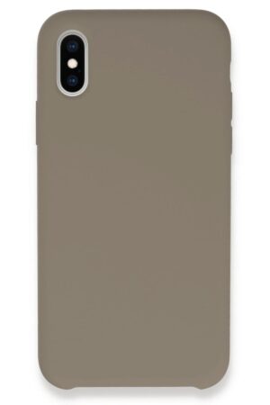 iPhone XS Max Kılıf Lansman Legant Silikon - Bej-(5796)