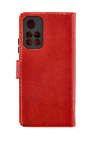 Xiaomi Redmi Note 11T Kılıf Trend S Plus Kapaklı Kılıf - Kırmızı-(5796)