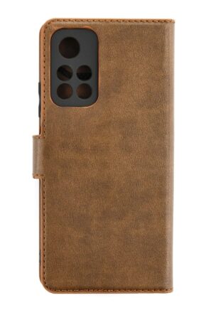 Xiaomi Redmi Note 11T Kılıf Trend S Plus Kapaklı Kılıf - Taba-(5796)