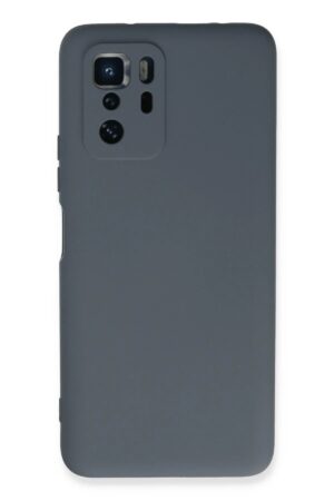 Xiaomi Poco X3 GT Kılıf Nano içi Kadife Silikon - Gri-(5796)
