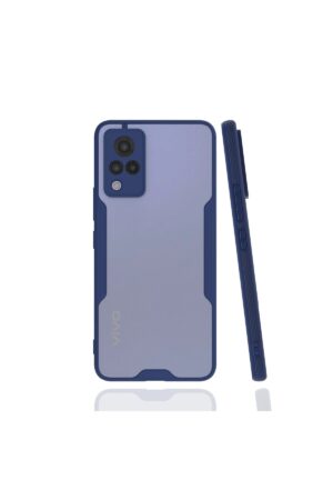 Vivo V21 Kılıf Platin Silikon - Lacivert-(5796)