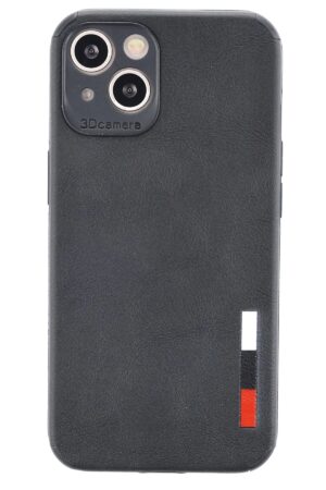 iPhone 13 Mini Kılıf Loop Deri Silikon - Siyah-(5796)