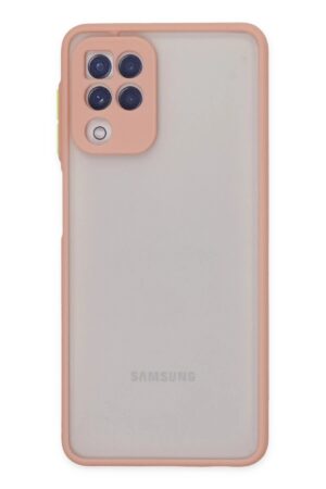 Samsung Galaxy A22 Kılıf Montreal Silikon Kapak - Pembe-(5796)
