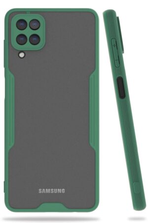 Samsung Galaxy A22 Kılıf Platin Silikon - Yeşil-(5796)