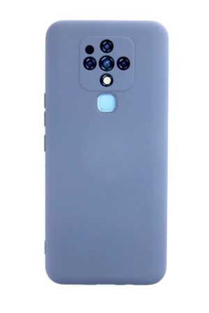 Tecno Camon 16 Kılıf Nano içi Kadife Silikon - Gri-(5796)