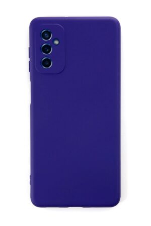 Samsung Galaxy M52 5G Kılıf Nano içi Kadife Silikon - Mor-(5796)