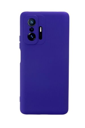 Xiaomi Mi 11T Pro Kılıf Nano içi Kadife Silikon - Mor-(5796)