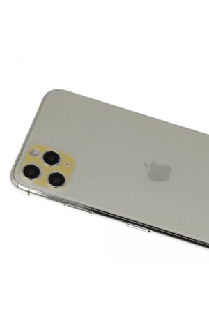 iPhone 11 Pro Max Rainbow Kamera Lens Koruma Cam - Gold-(5796)
