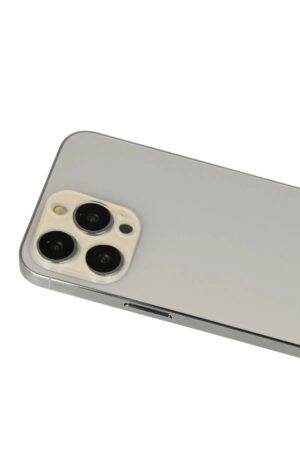 iPhone 12 Pro Rainbow Kamera Lens Koruma Cam - Gold-(5796)