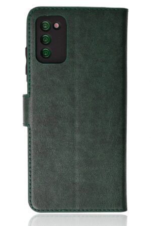Samsung Galaxy A03S Kılıf Trend S Plus Kapaklı Kılıf - Yeşil-(5796)