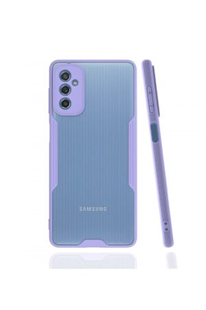 Samsung Galaxy M52 5G Kılıf Platin Silikon - Lila-(5796)