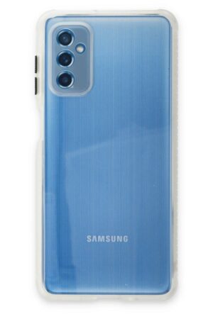 Samsung Galaxy M52 5G Kılıf Miami Şeffaf Silikon - Şeffaf-(5796)
