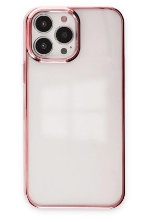 iPhone 13 Pro Kılıf Element Silikon - Pembe-(5796)
