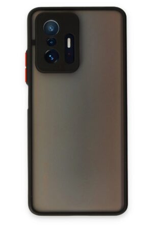 Xiaomi Mi 11T Pro Kılıf Montreal Silikon Kapak - Siyah-(5796)