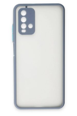 Xiaomi Redmi 9T Kılıf Montreal Silikon Kapak - Gri-(5796)