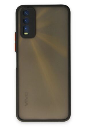 Vivo Y11S Kılıf Montreal Silikon Kapak - Siyah-(5796)