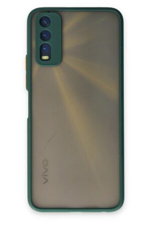 Vivo Y11S Kılıf Montreal Silikon Kapak - Yeşil-(5796)