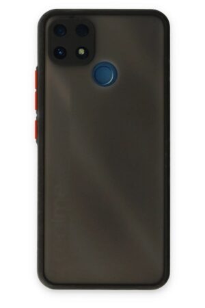 Realme C25 Kılıf Montreal Silikon Kapak - Siyah-(5796)