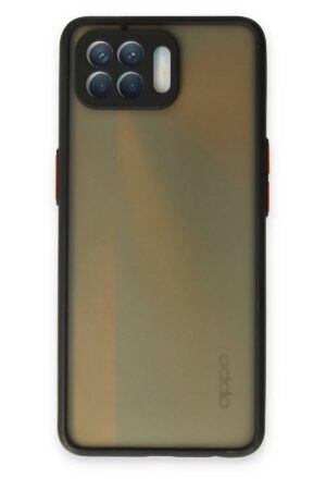 Oppo Reno 4 Lite Kılıf Montreal Silikon Kapak - Siyah-(5796)