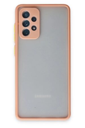 Samsung Galaxy A72 Kılıf Montreal Silikon Kapak - Pembe-(5796)