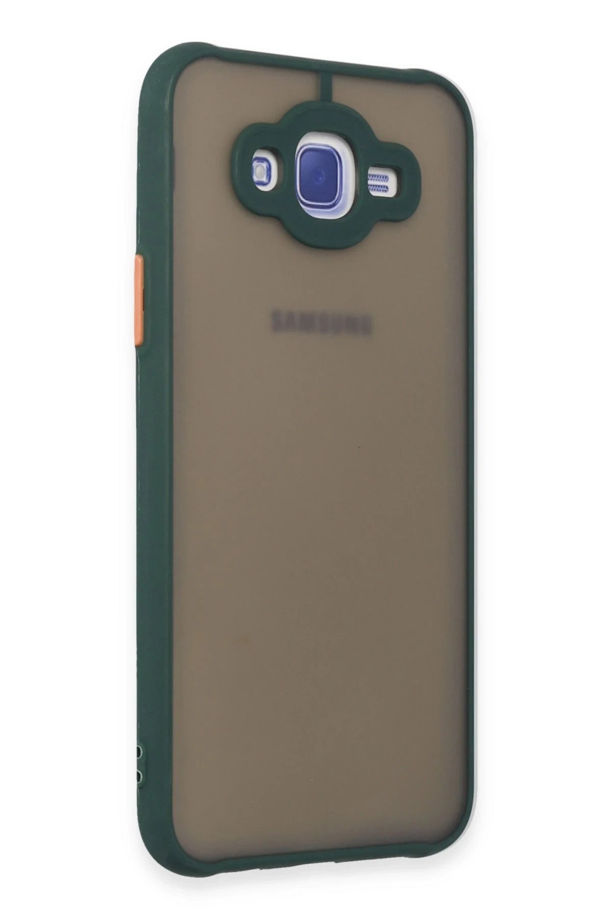 Samsung Galaxy J7 Kılıf Montreal Silikon Kapak - Yeşil-(5796) - Görsel 2