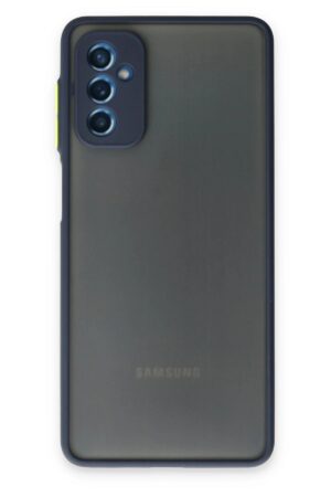 Samsung Galaxy M52 5G Kılıf Montreal Silikon Kapak - Lacivert-(5796)