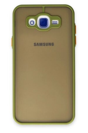 Samsung Galaxy J7 Kılıf Montreal Silikon Kapak - Açık Yeşil-(5796)