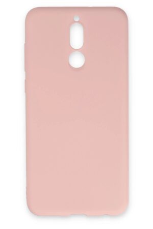 Huawei Mate 10 Lite Kılıf Nano içi Kadife Silikon - Pudra-(5796)