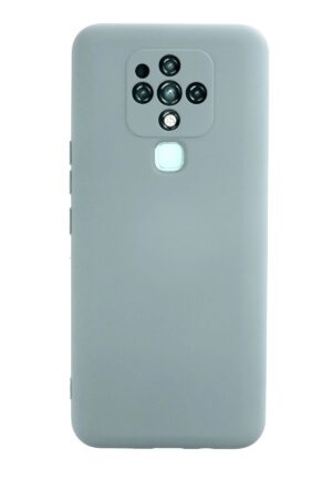 Tecno Camon 16 Kılıf Nano içi Kadife Silikon - Buz Mavisi-(5796)