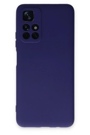 Xiaomi Redmi Note 11T Kılıf Nano içi Kadife Silikon - Mor-(5796)