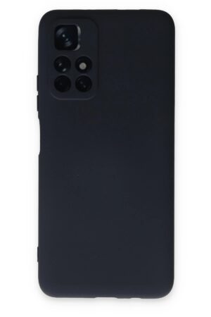 Xiaomi Redmi Note 11T Kılıf Nano içi Kadife Silikon - Lacivert-(5796)