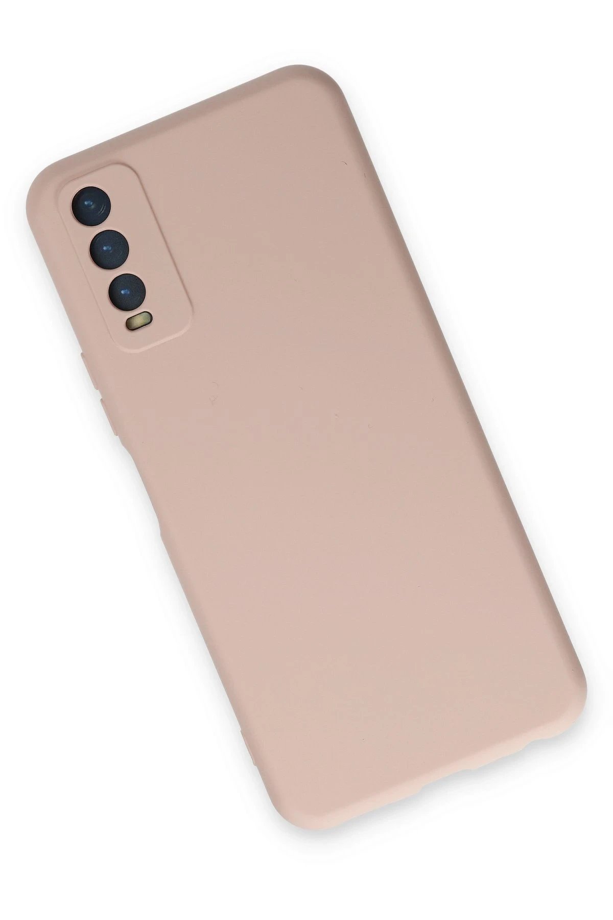 Vivo Y11S Kılıf Nano içi Kadife Silikon - Pudra-(5796) - Görsel 2