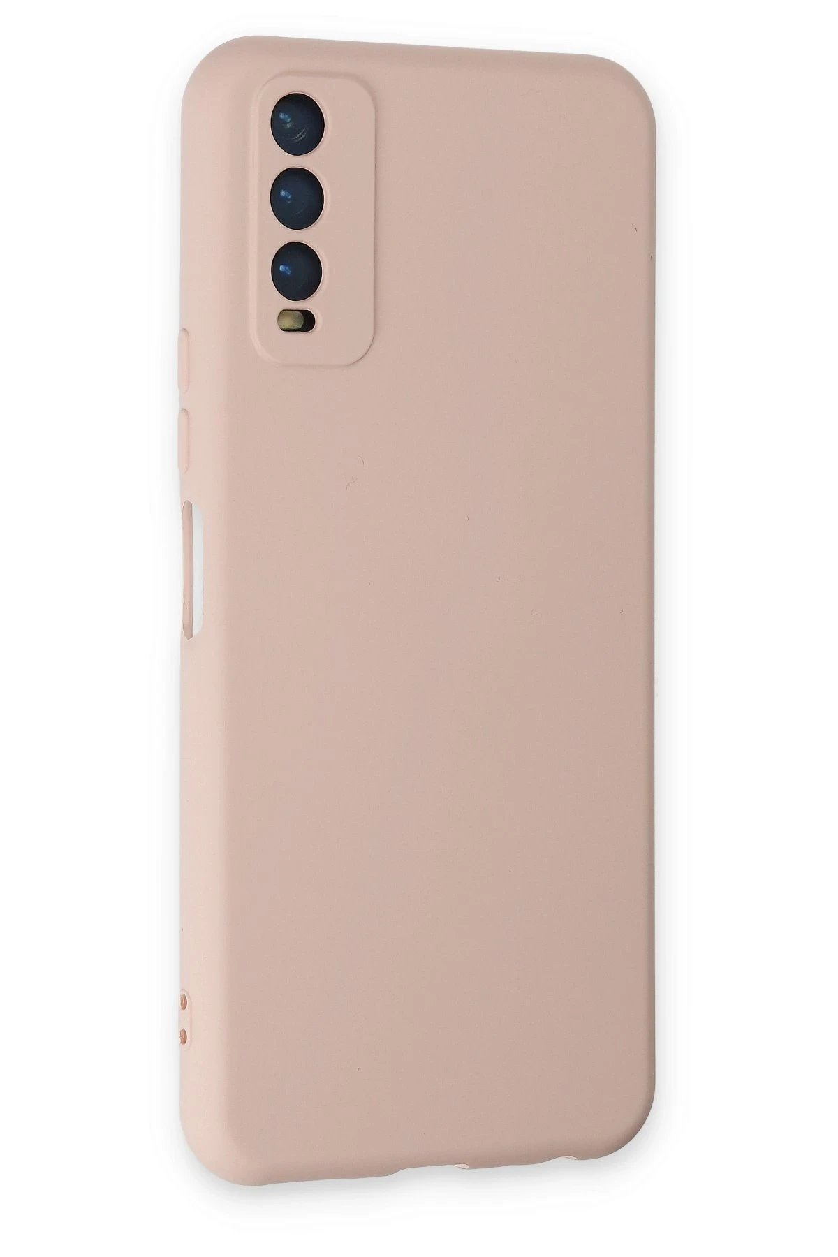 Vivo Y11S Kılıf Nano içi Kadife Silikon - Pudra-(5796) - Görsel 3