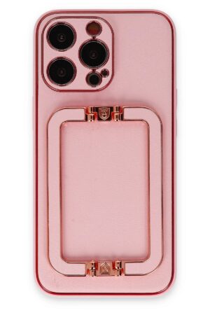 iPhone 13 Pro Max Kılıf Coco Elit Kapak - Pembe-(5796)