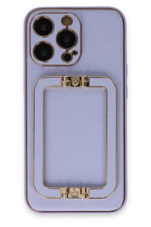iPhone 13 Pro Max Kılıf Coco Elit Kapak - Lila-(5796)