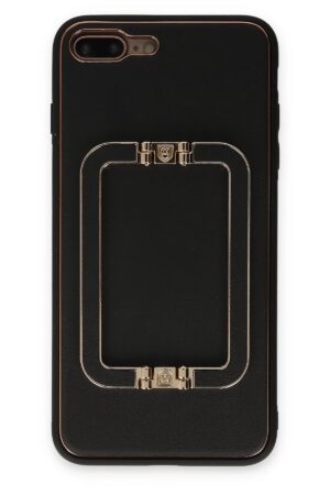 iPhone 7 Plus Kılıf Coco Elit Kapak - Siyah-(5796)