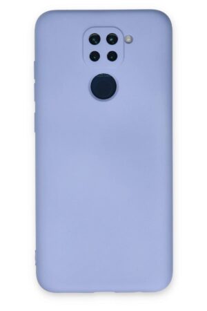 Xiaomi Redmi Note 9 Kılıf Nano içi Kadife Silikon - Lila-(5796)