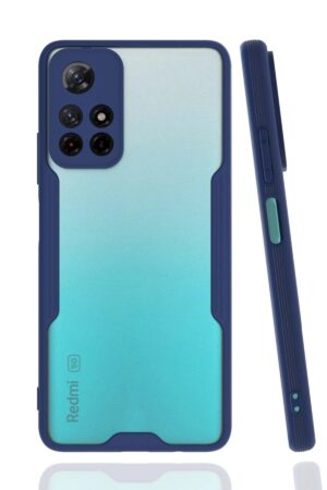 Xiaomi Redmi Note 11T Kılıf Platin Silikon - Lacivert-(5796)