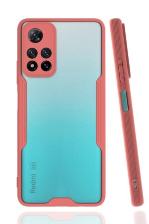 Xiaomi Redmi Note 11 Pro Plus 5G Kılıf Platin Silikon - Pembe-(5796)
