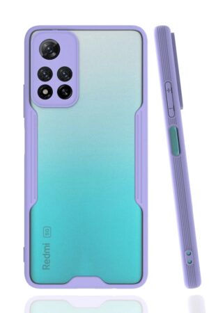 Xiaomi Redmi Note 11 Pro Plus 5G Kılıf Platin Silikon - Lila-(5796)