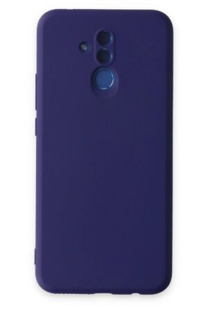 Huawei Mate 20 Lite Kılıf Nano içi Kadife Silikon - Mor-(5796)